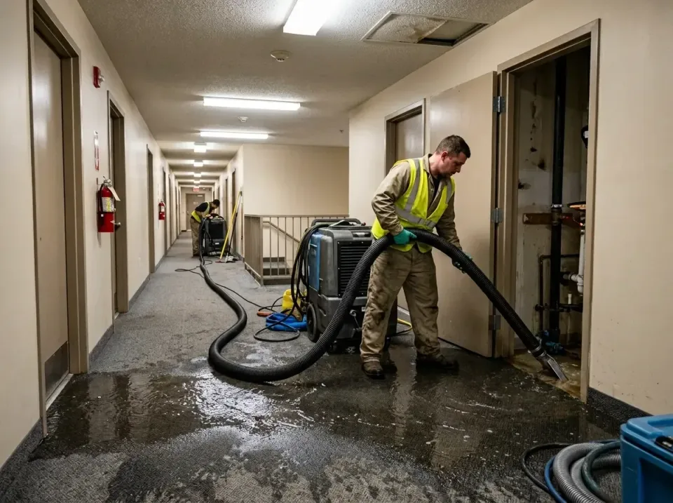 multi-unit-apartment-hallway-f-005 — frequently asked questions, Emergency Burst Pipe Water Extraction & Removal in Mount Mo…